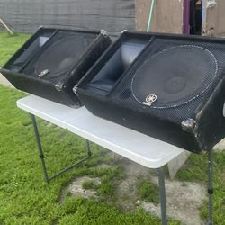 Yamaha monitors 2/  15s  $50 each
