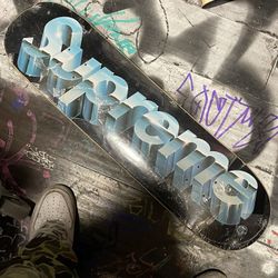 Supreme Chrome Skateboard Deck