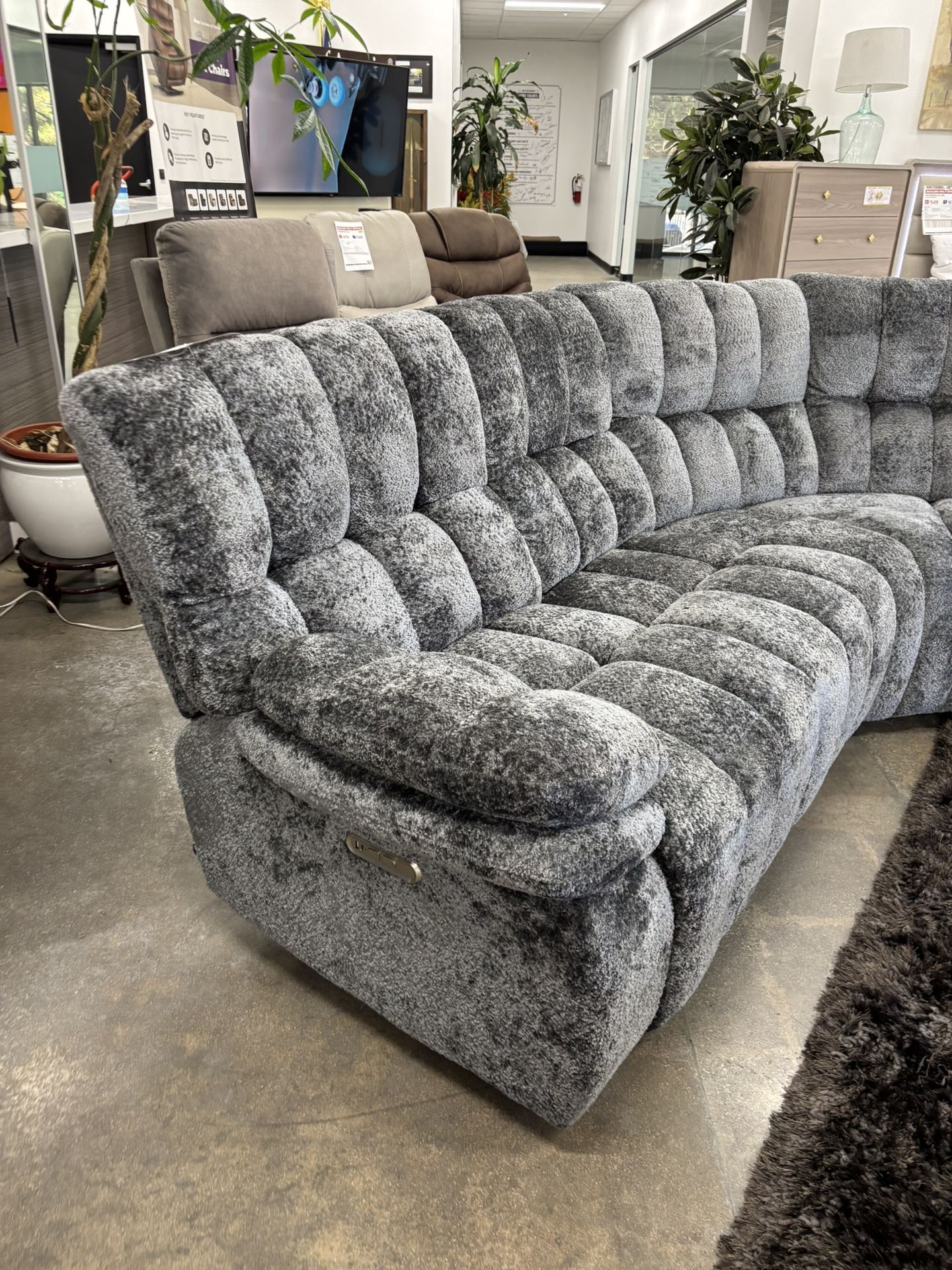Power Motion Sectional Recliner Sofa Set
