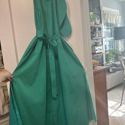 Long Green Dress