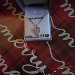 Diamond Heart Necklace 