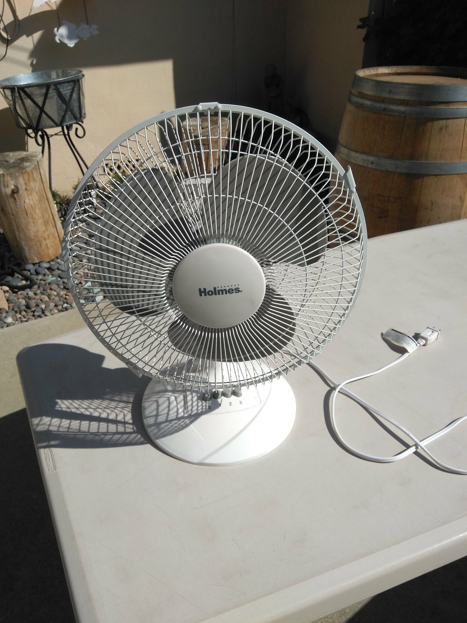 Basic oscillating fan