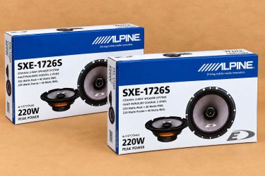 Alpine 2 Sets Car Speakers 6 1/2 Inch 2-Way Coaxial Speaker System 440 Watts SXE-1726S Package 🚨 No Credit Needed 🚨 Payment Options Available 🚨