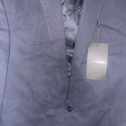 Men’s Van Heusen Suit Jacket Size 46R Grey