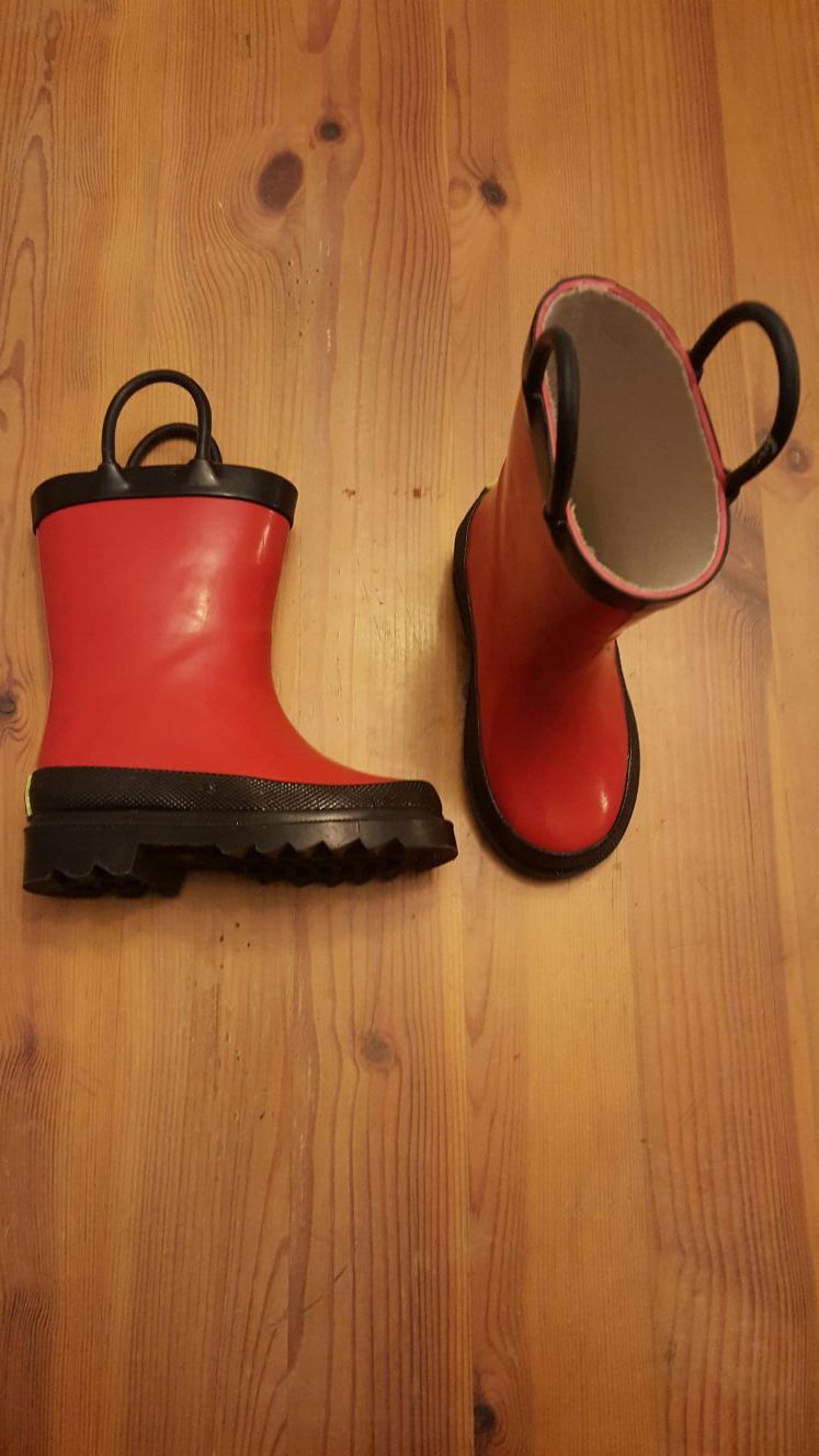 Toddler like new western chief's sz 6 red rain boots