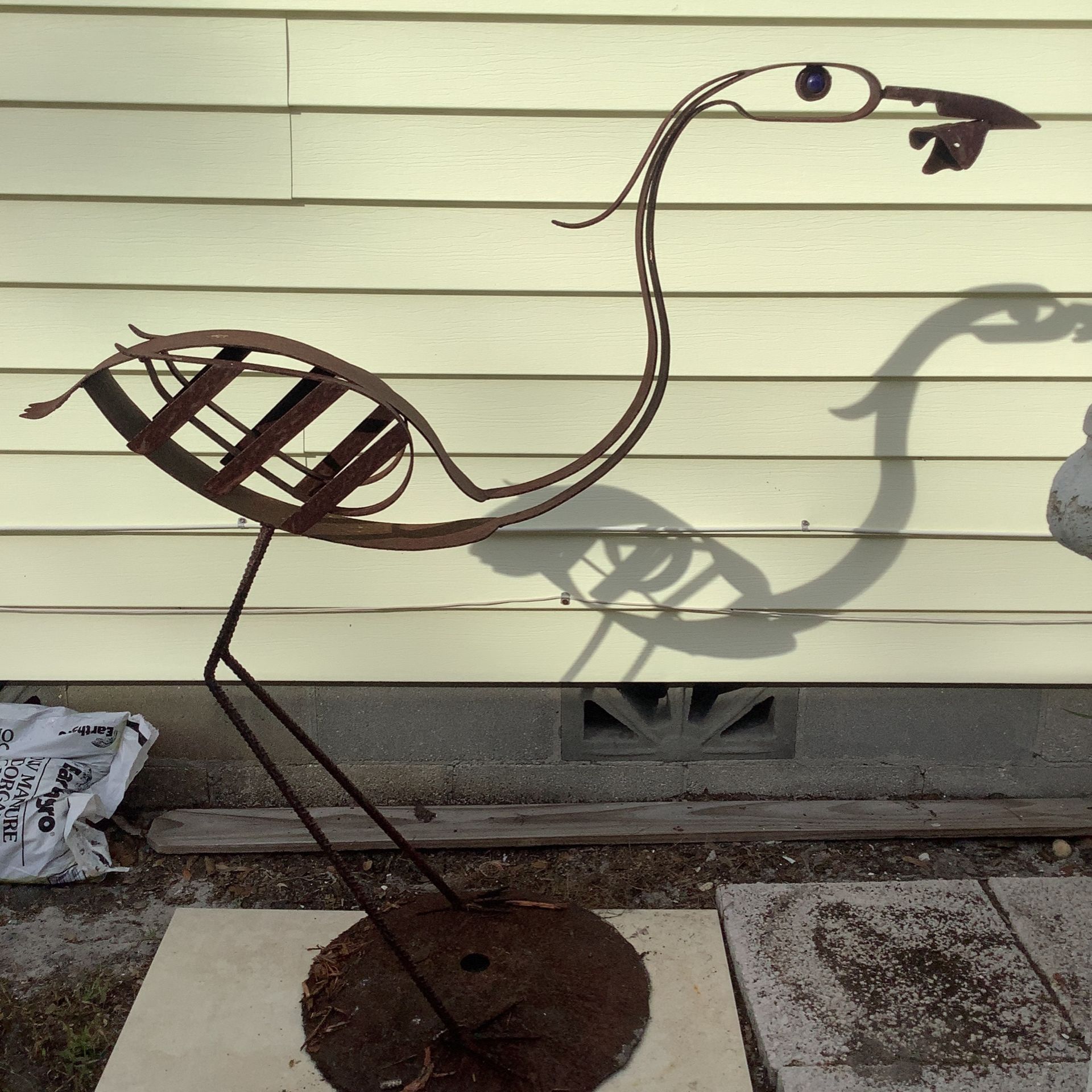 Hand Forged Great Egret Yard Art for Sale in Clearwater, FL - OfferUp