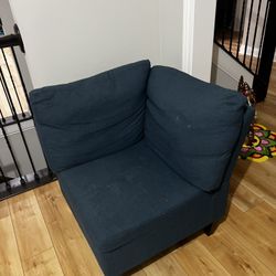 Blue Corner Chair
