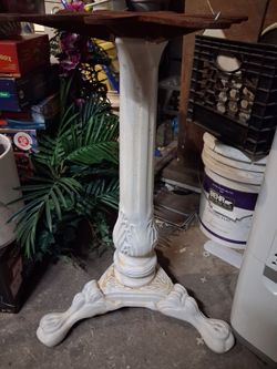 heavy table base cast iron