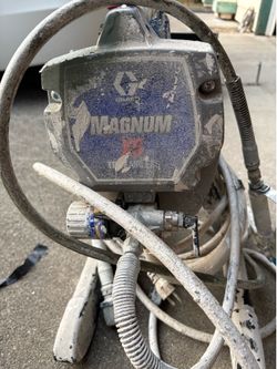 Graco Magnum X5 TrueAirless paint sprayer.