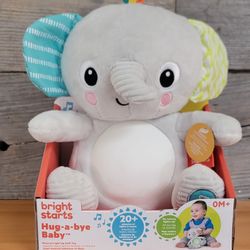 New Light Up Musical Elephant - Baby Plush - Soft Toy