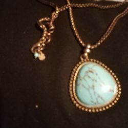 Lucky brand turquoise necklace