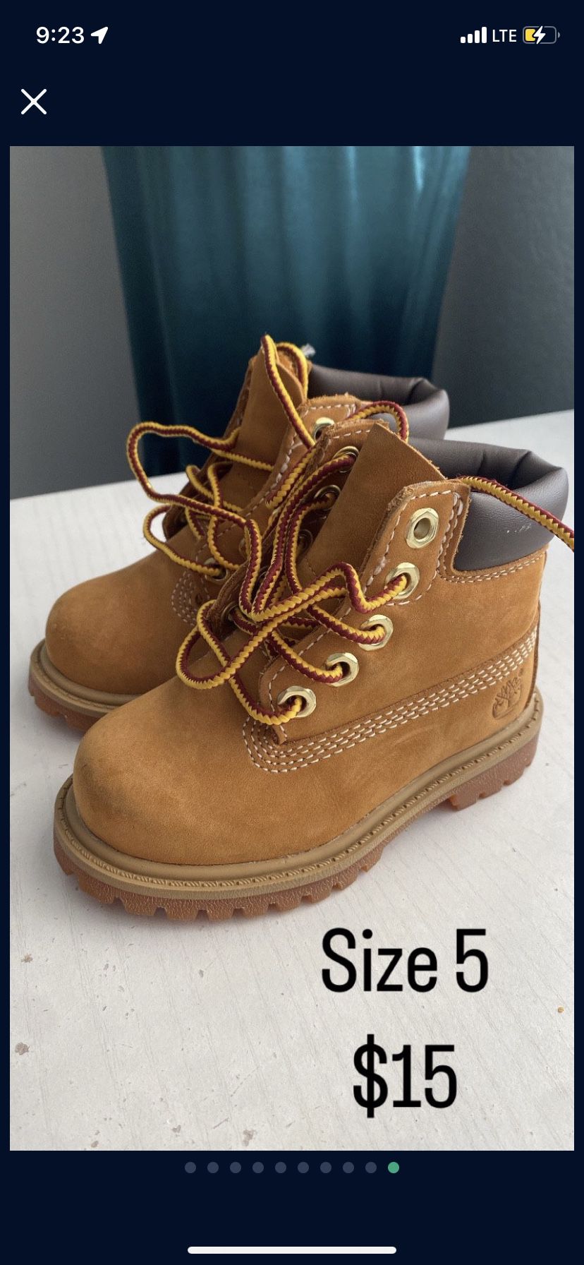 Baby Boy Timberland Boots 5c
