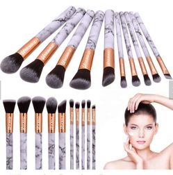 10 pcs pro makeup brush set with bag
