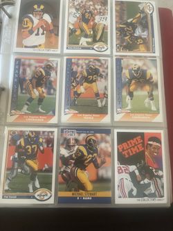 American football cards from the year 1(contact info removed)