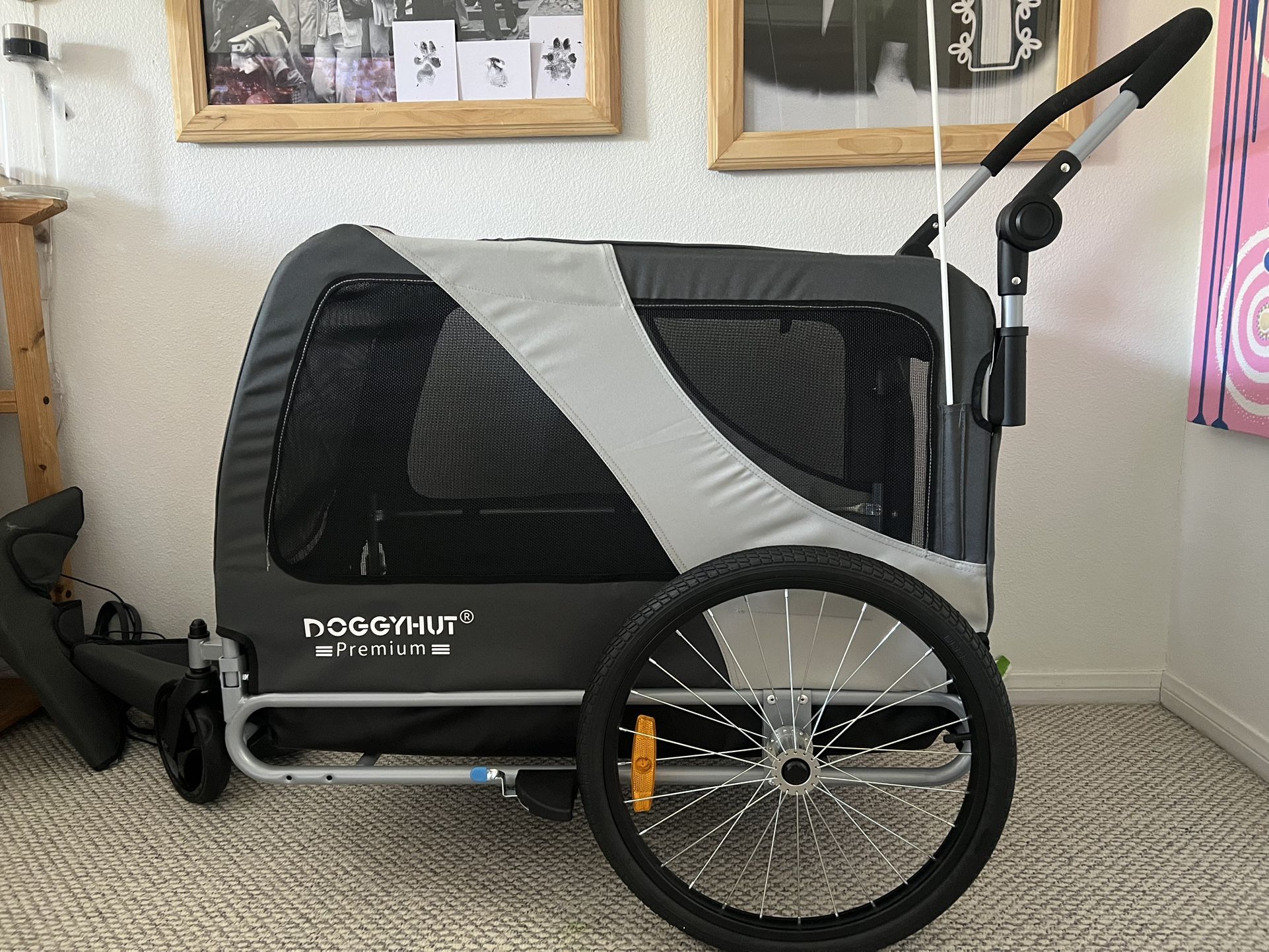 Brand NEW XL Pet Dog Stroller + Bike Trailer 100lbs Max