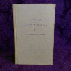 Simplified Horary Astrology, hardcover book by Ivy M Goldstein Jacobson 