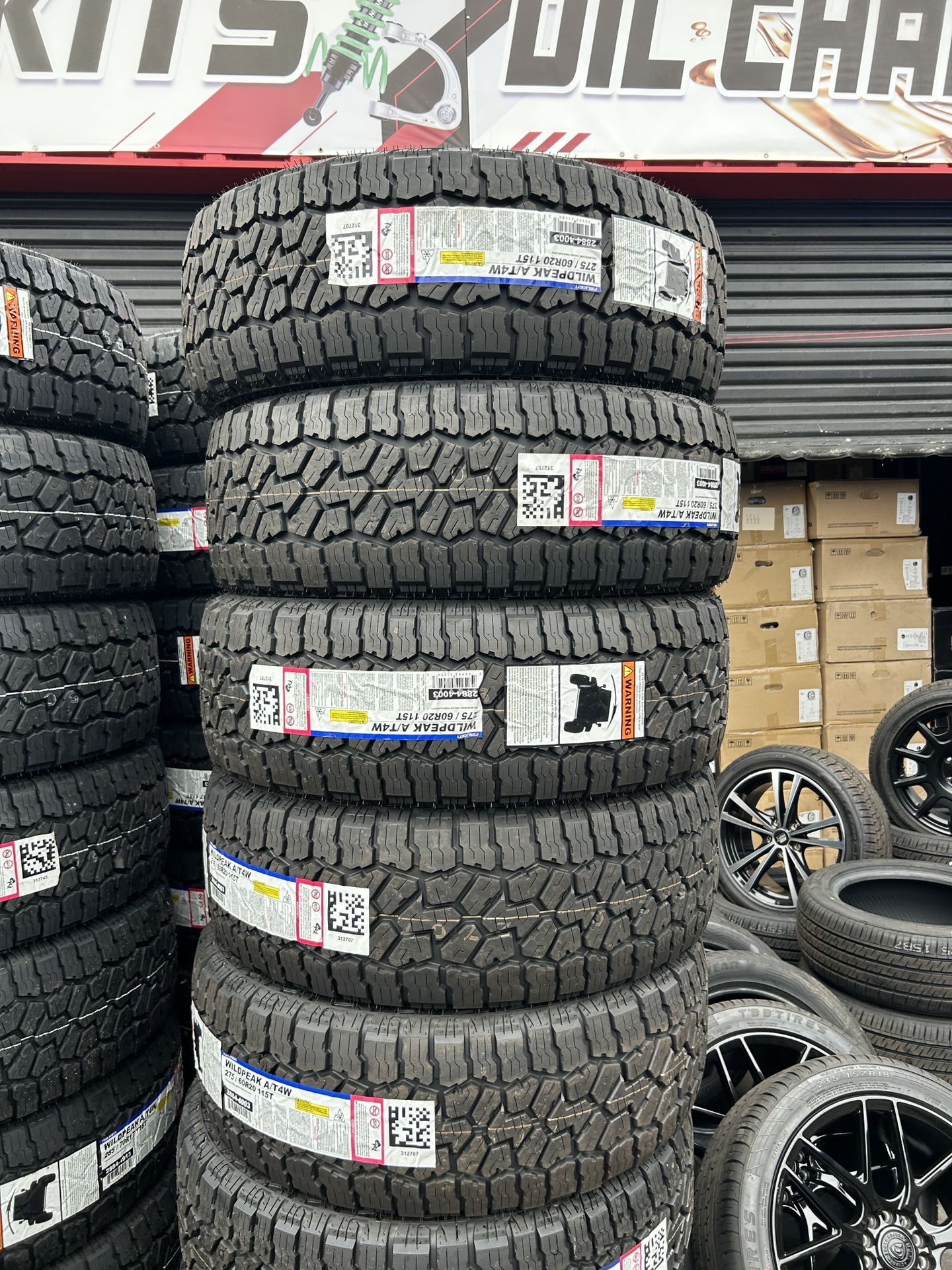 275/60/20 Falken Wildpeak AT4W New Tires Available Perfect for All Terrain Vehicles 