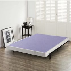 New Queen Size 4 Inch Wood Box Spring 