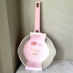 Paris Hilton 8” Inch Cast Aluminum Ceramic Nonstick Fry Pan Pink