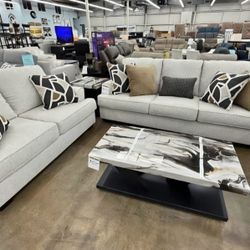 Heartcort Quartz Sofa And Loveseat$10 Down Payment And Financing Available