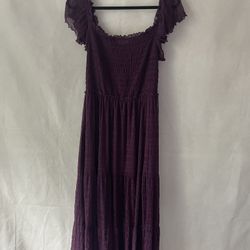 Max Studio Purple Maxi Dress Size L