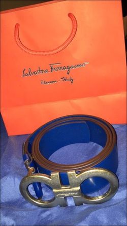 Authentic ferragammo belt size 34-36 waist