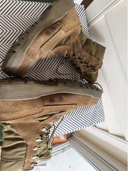 Belleville 550 ST USMC Steel Toe Boots Size 6.0 R Hot Weather Coyote Tan