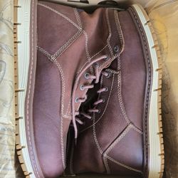 keen san jose brown safety boots 10.5
