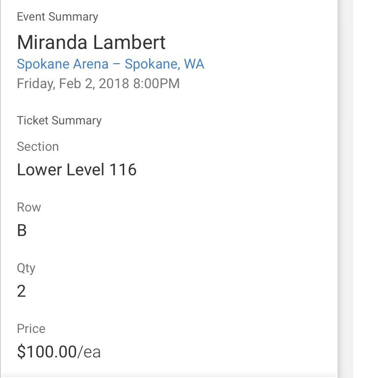 Miranda Lambert Concert