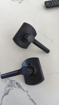 Schlage Lever Door Handle - Matte Black