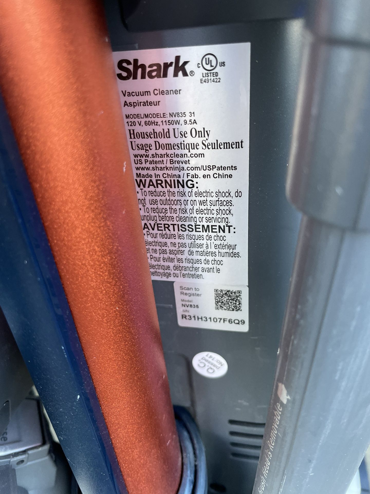 Shark Duo Clean Bagless Vacuum 