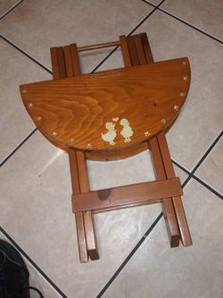 Vintage small folding table