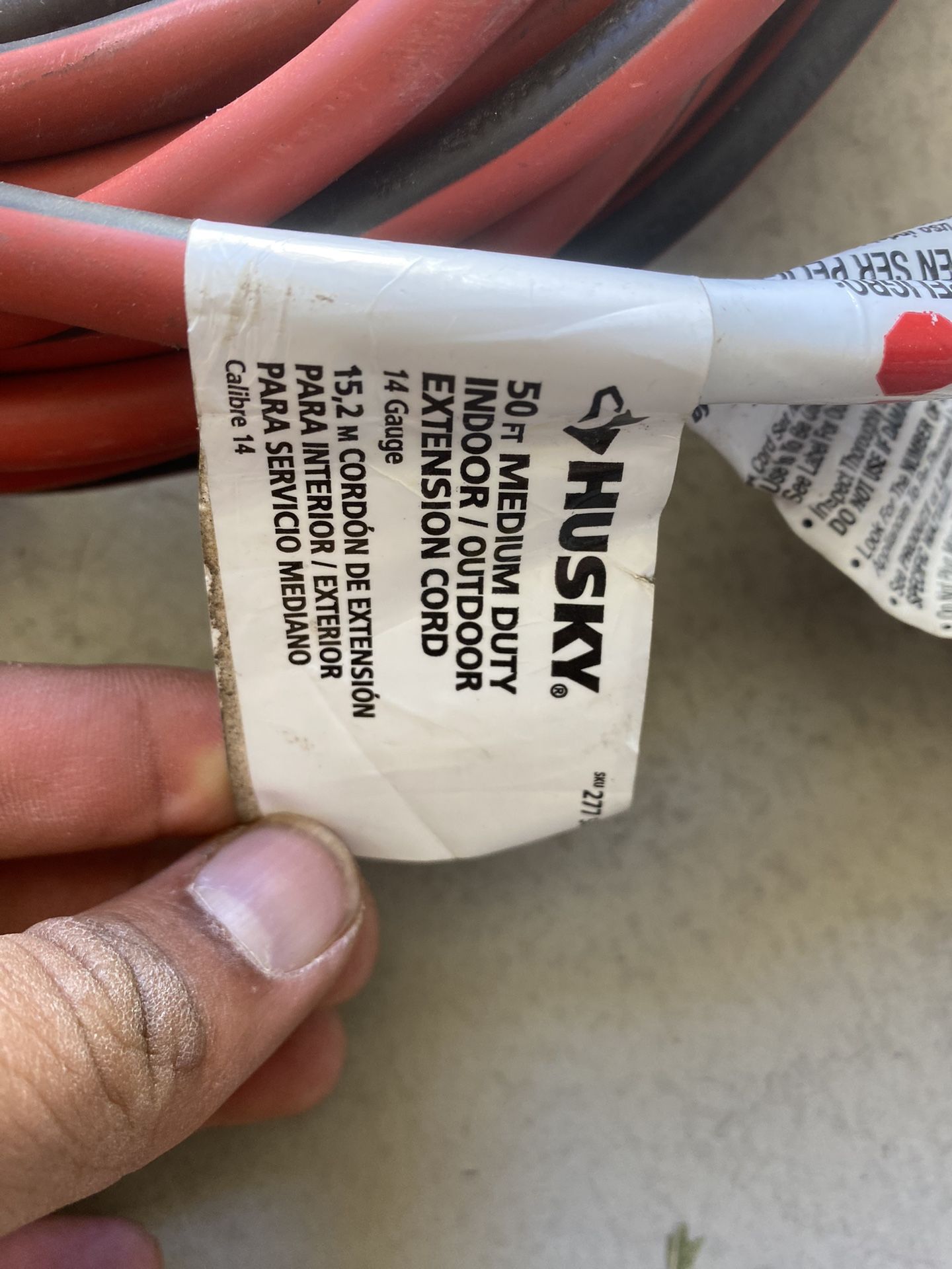 Husky 50feet 14 Gauge Extension Cord