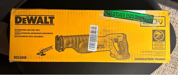 New DeWalt 20V Max Reciprocating Saw