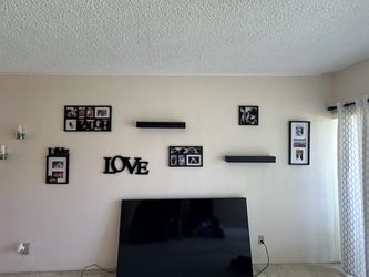 Live laugh love photo frame/shelves