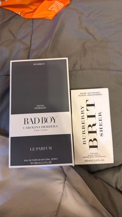 Carolina Herrera Bad Boy Le Parfum & Burberry Brit Sheer Tester Set