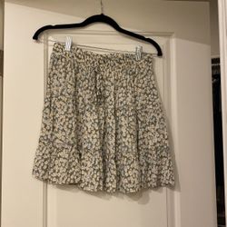 Floral Print Skirt 