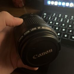 Canon EF 80-200mm f/4.5-5.6 II telephoto zoom lens. 