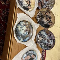 Three Stooges Vintage Plates 
