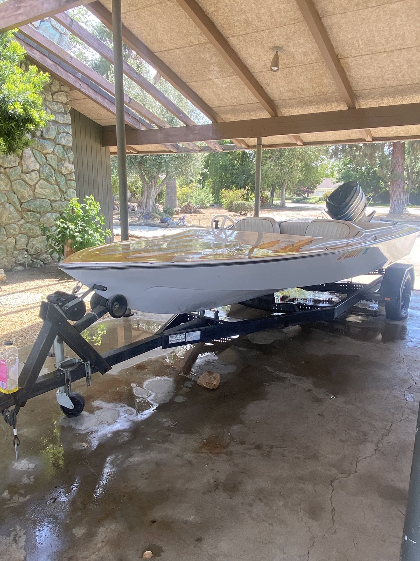 Boat plus Trailer Hot Rod Style