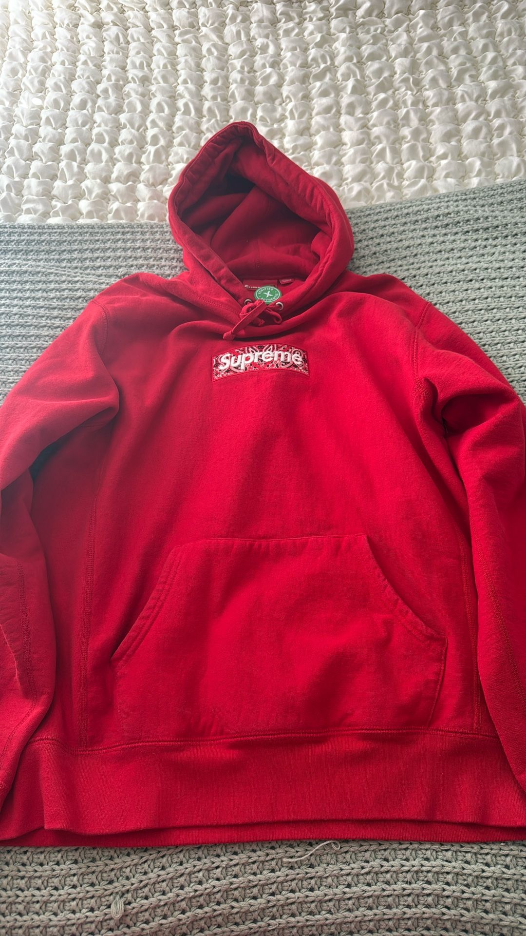 Supreme Bandanna Box Logo Hoodie