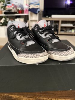 Jordan 3 Retro OG Black Cement (Sz. 1Y)