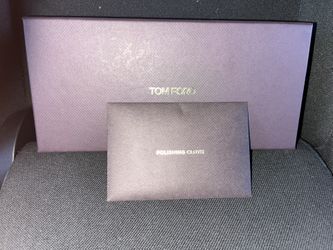 Tom Ford Glass Case , Box, and Cloth 
