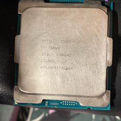 Intel I7 7800x 
