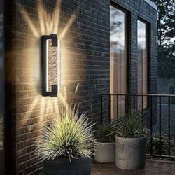 New 19.7” Dusk to Dawn Outdoor Light,LED Porch Lights Exterior Waterproof Outside Sconce Wall Mount