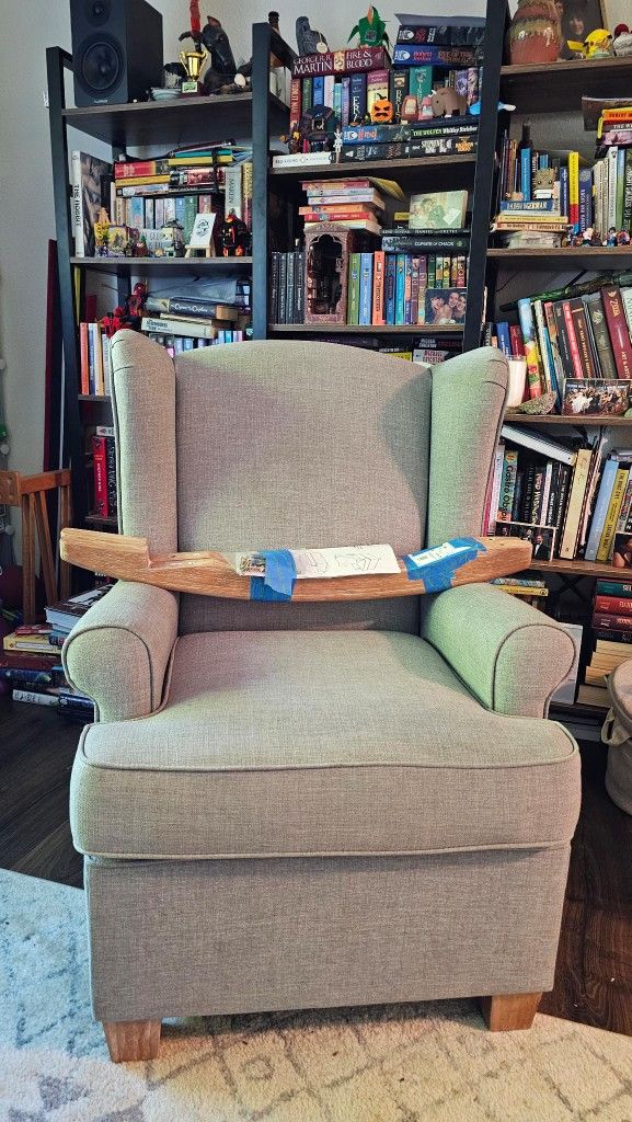 Convertible Rocking Chair (Rocker Or Fixed Feet)