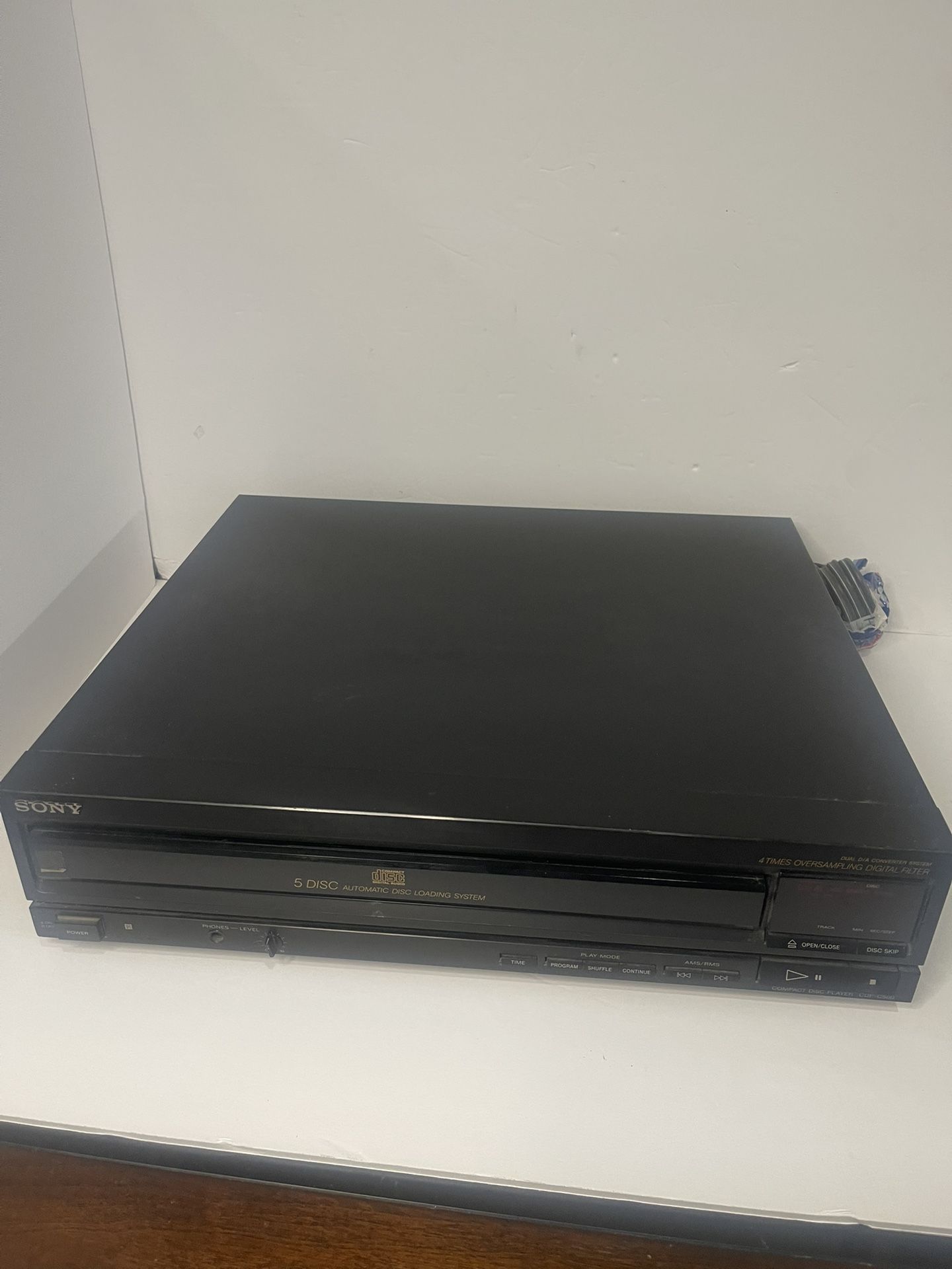 Sony Compact Disc Player CDP-CE500 5 Disc Automatic Working