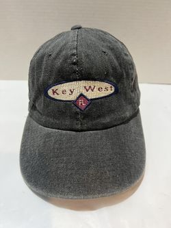 Vintage KEY WEST Florida Hat Adult Adjustable Strap Back Baseball Dad Cap