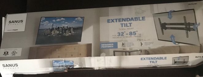 Sanus extendable tilt tv mount