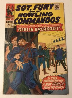 SGT. FURY and his HOWLING COMMANDOS #35 “BERLIN BREAKOUT” *1963* (A NEW HOWLER JOINS)